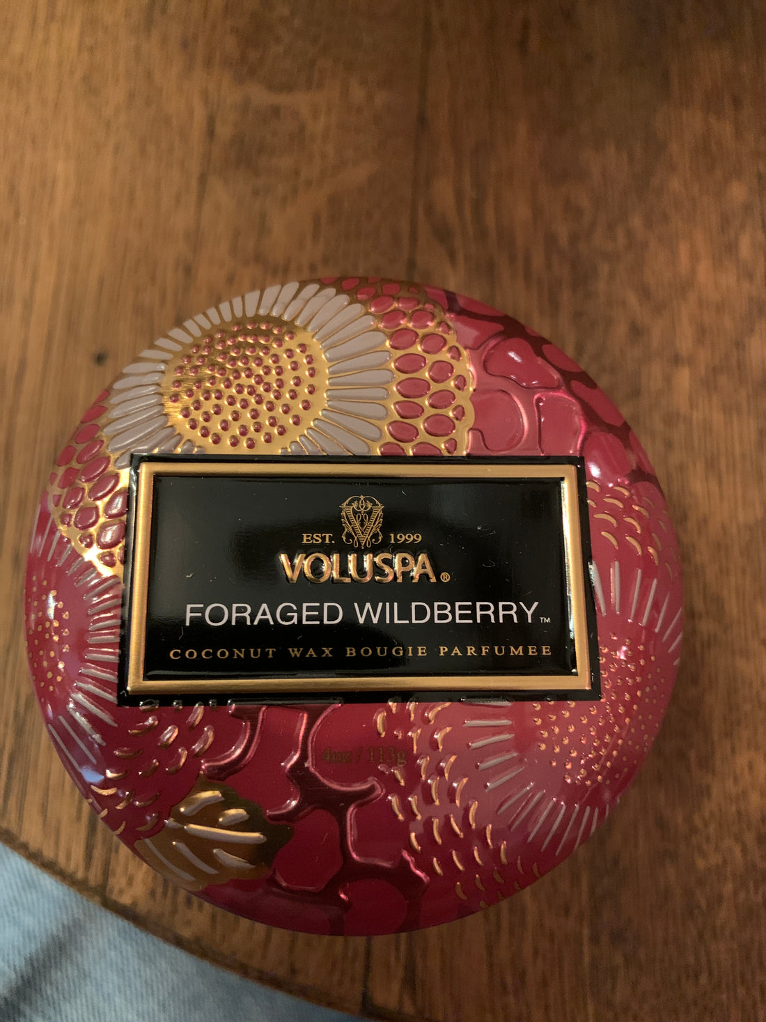 Voluspa - Foraged Wildberry Mini Tin Candle - Klassische Duftkerze