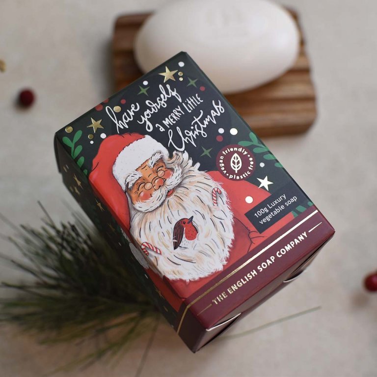 Christmas Santa Mini Soap - Weihnachtsmann Seife