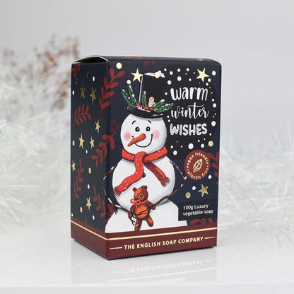 Christmas Snowman Soap - Weihnachts Schneeman Seife