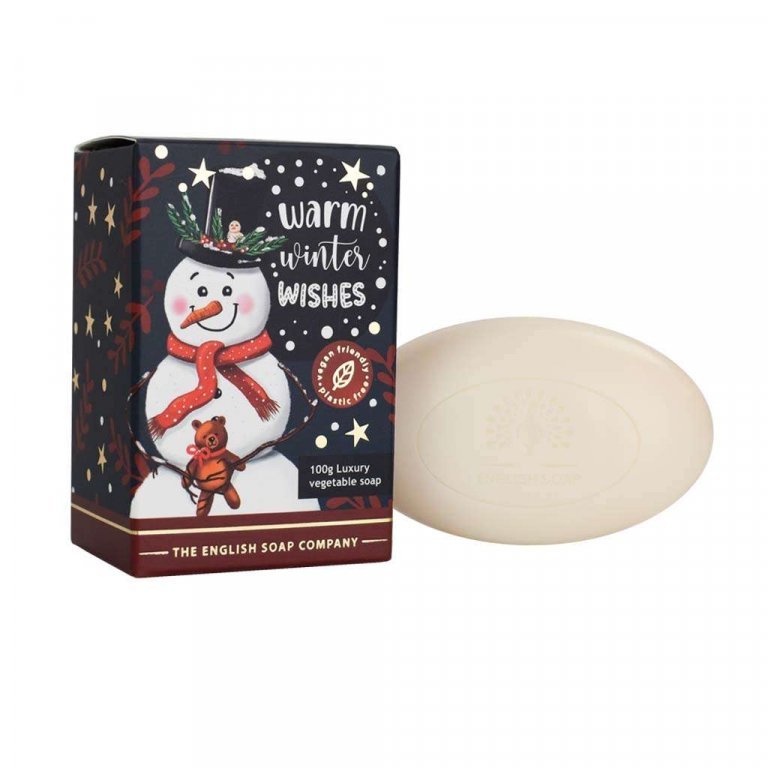 Christmas Snowman Soap - Weihnachts Schneeman Seife