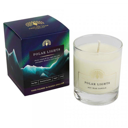 The English Soap Company - Polar Lights Scented Candel - Polarlichter Duftkerze aus Soja Wachs 170 ml