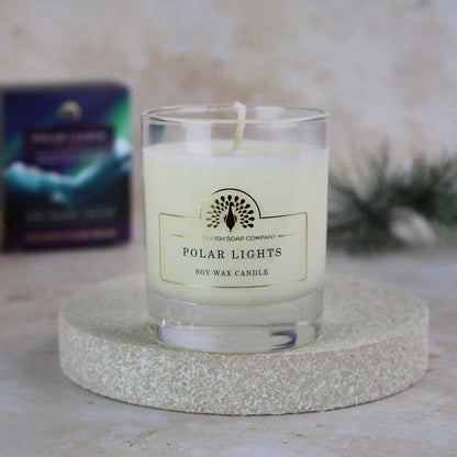 The English Soap Company - Polar Lights Scented Candel - Polarlichter Duftkerze aus Soja Wachs 170 ml